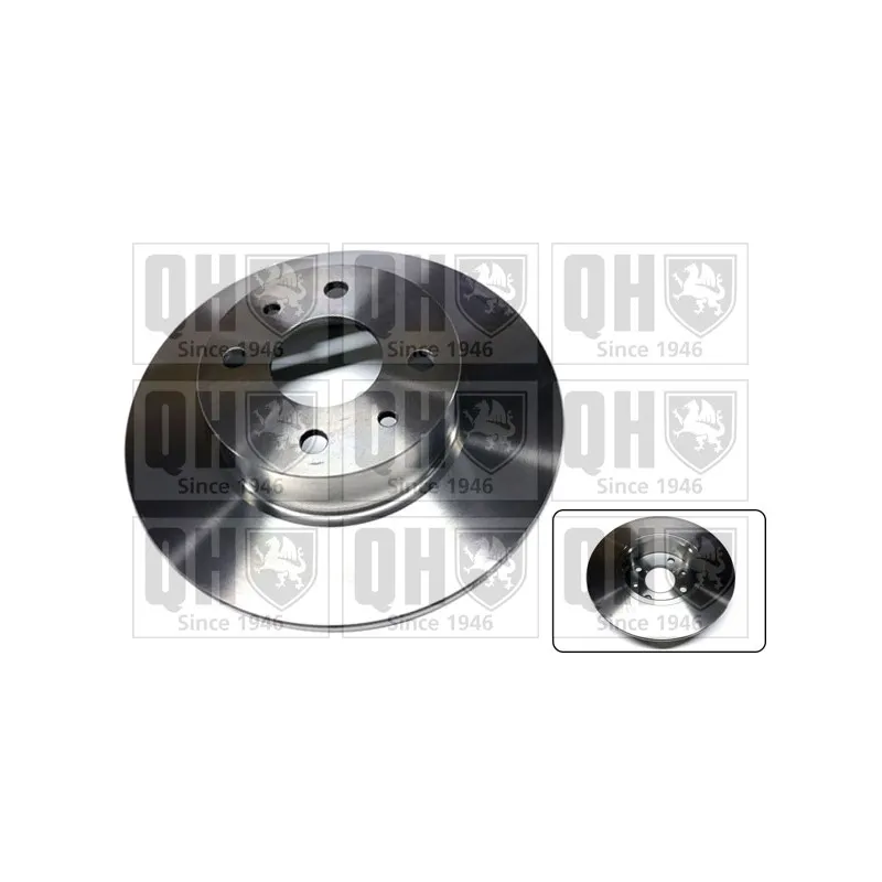 Jeu de 2 disques de frein arrière QUINTON HAZELL BDC3442