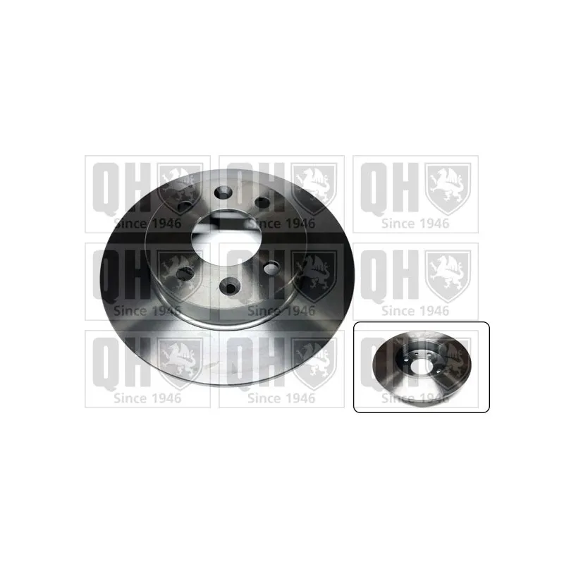 Jeu de 2 disques de frein avant QUINTON HAZELL BDC3449