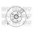 Jeu de 2 disques de frein avant QUINTON HAZELL BDC3458 - Visuel 2