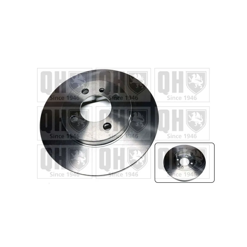 Jeu de 2 disques de frein avant QUINTON HAZELL BDC3464