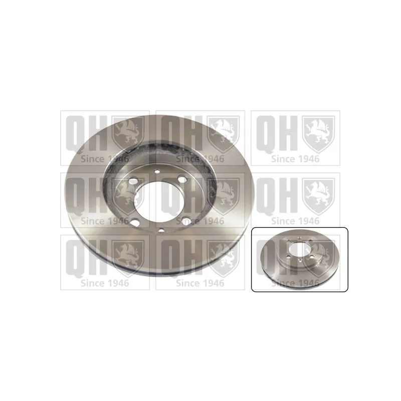 Jeu de 2 disques de frein avant QUINTON HAZELL BDC3471