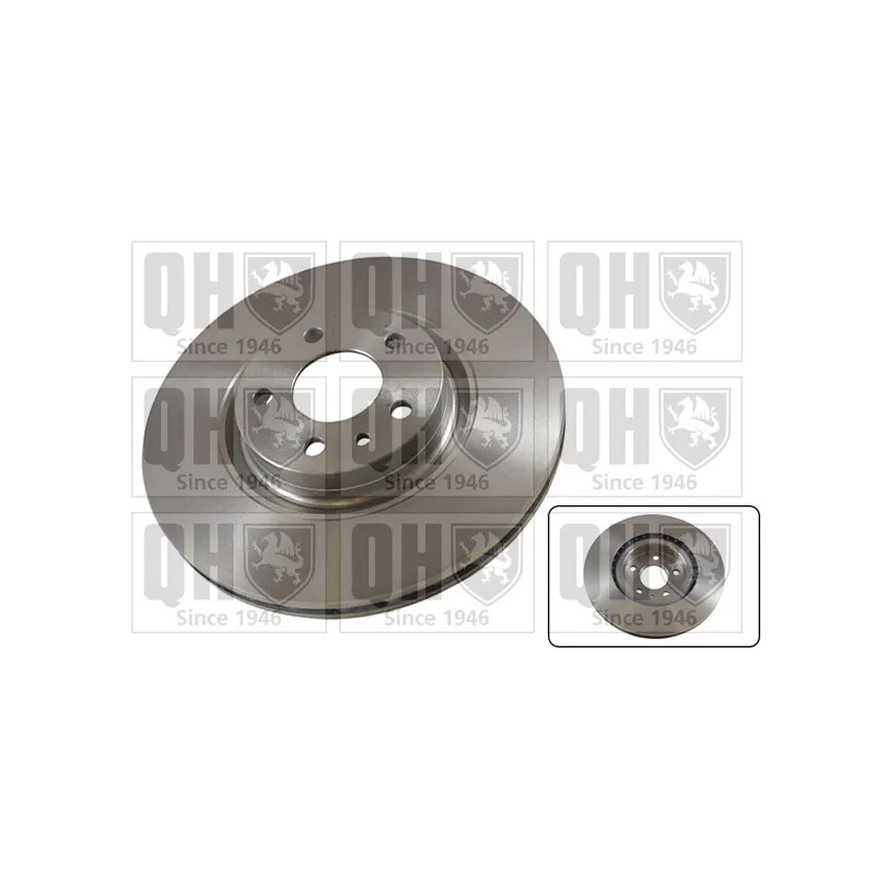 Jeu de 2 disques de frein avant QUINTON HAZELL BDC3503