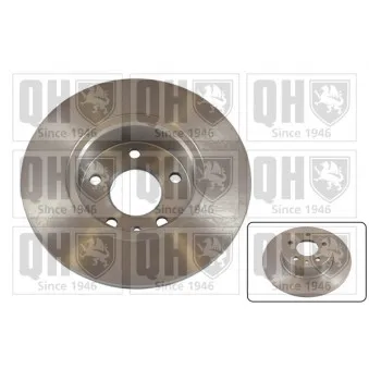 Jeu de 2 disques de frein arrière QUINTON HAZELL BDC3504