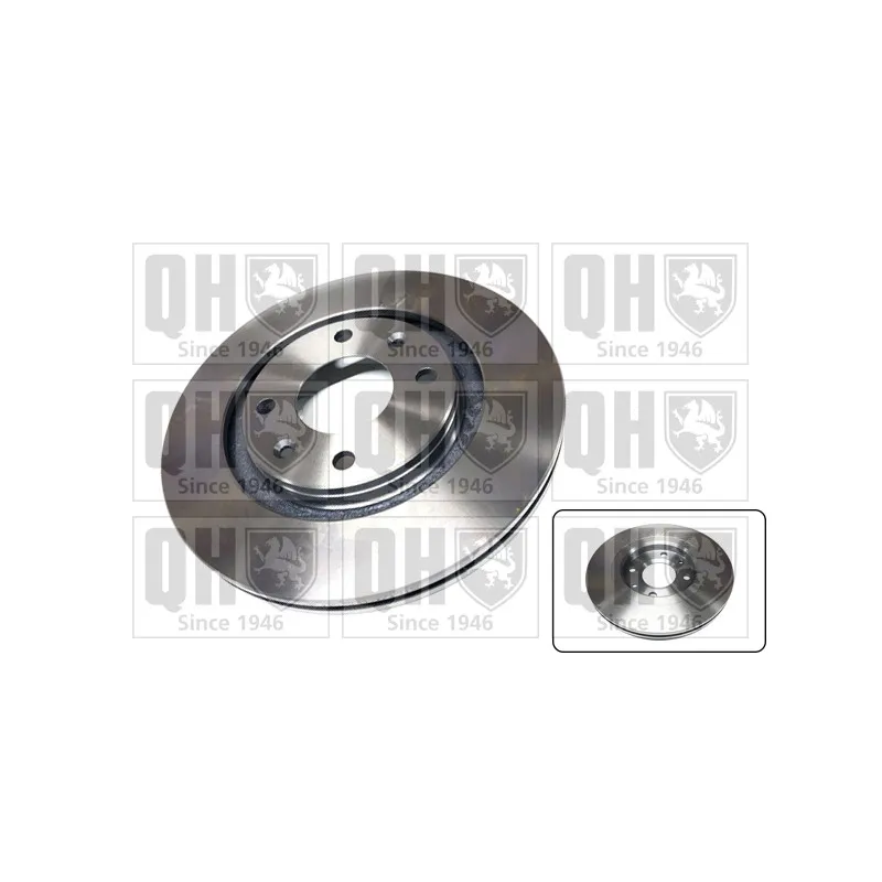 Jeu de 2 disques de frein avant QUINTON HAZELL BDC3508