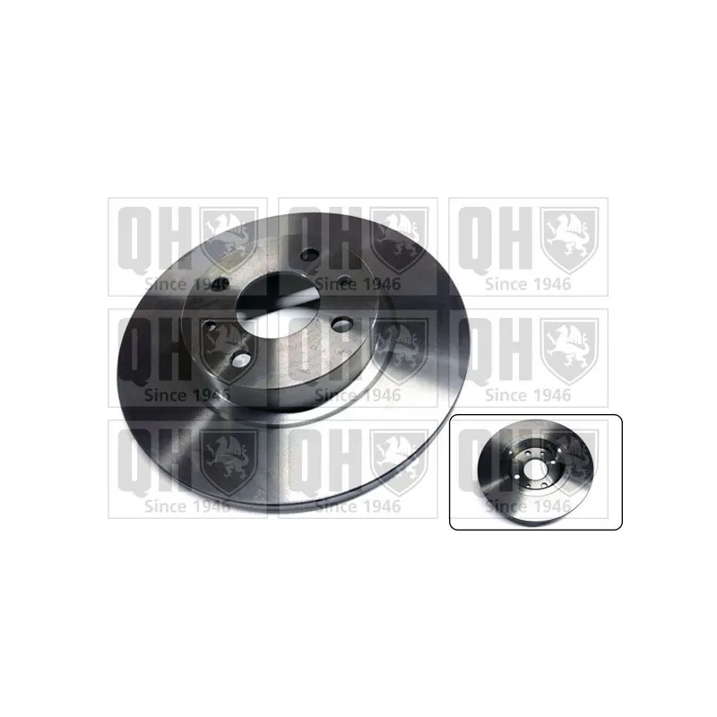 Jeu de 2 disques de frein avant QUINTON HAZELL BDC3511