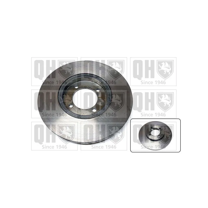 Jeu de 2 disques de frein avant QUINTON HAZELL BDC3534