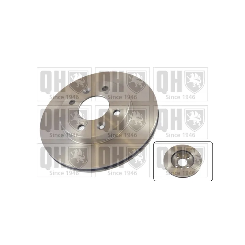 Jeu de 2 disques de frein avant QUINTON HAZELL BDC3546