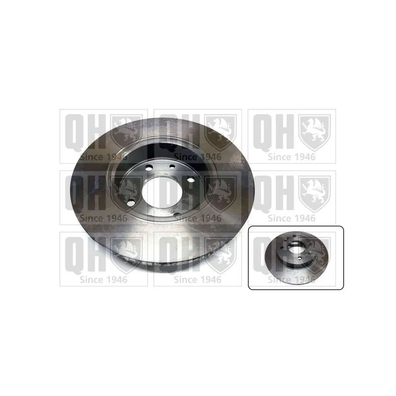 Jeu de 2 disques de frein avant QUINTON HAZELL BDC3549