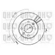 Jeu de 2 disques de frein avant QUINTON HAZELL BDC3550 - Visuel 2