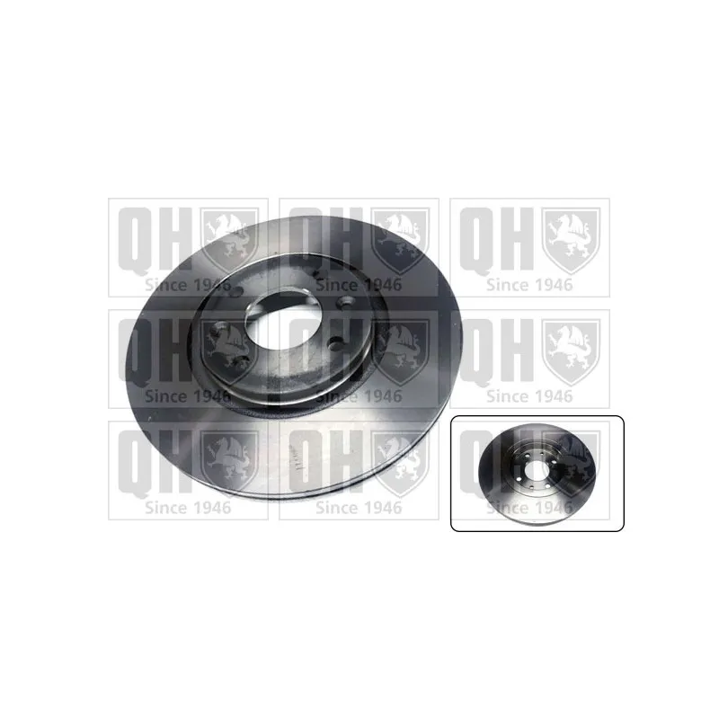 Jeu de 2 disques de frein avant QUINTON HAZELL BDC3552