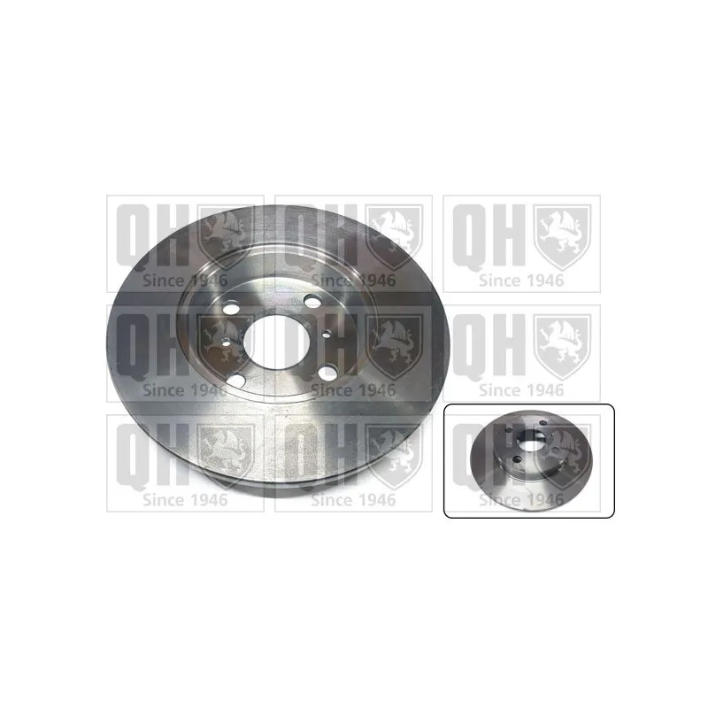Jeu de 2 disques de frein avant QUINTON HAZELL BDC3559