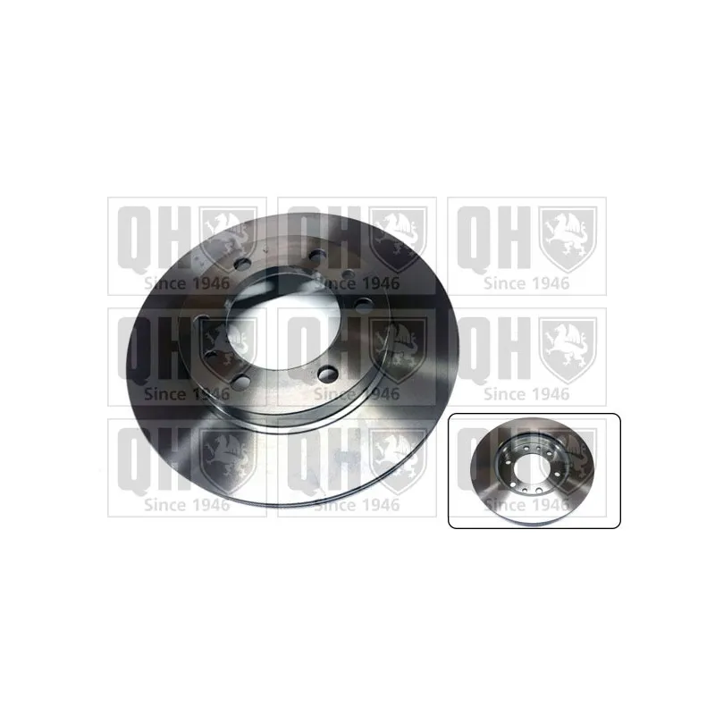 Jeu de 2 disques de frein avant QUINTON HAZELL BDC3563