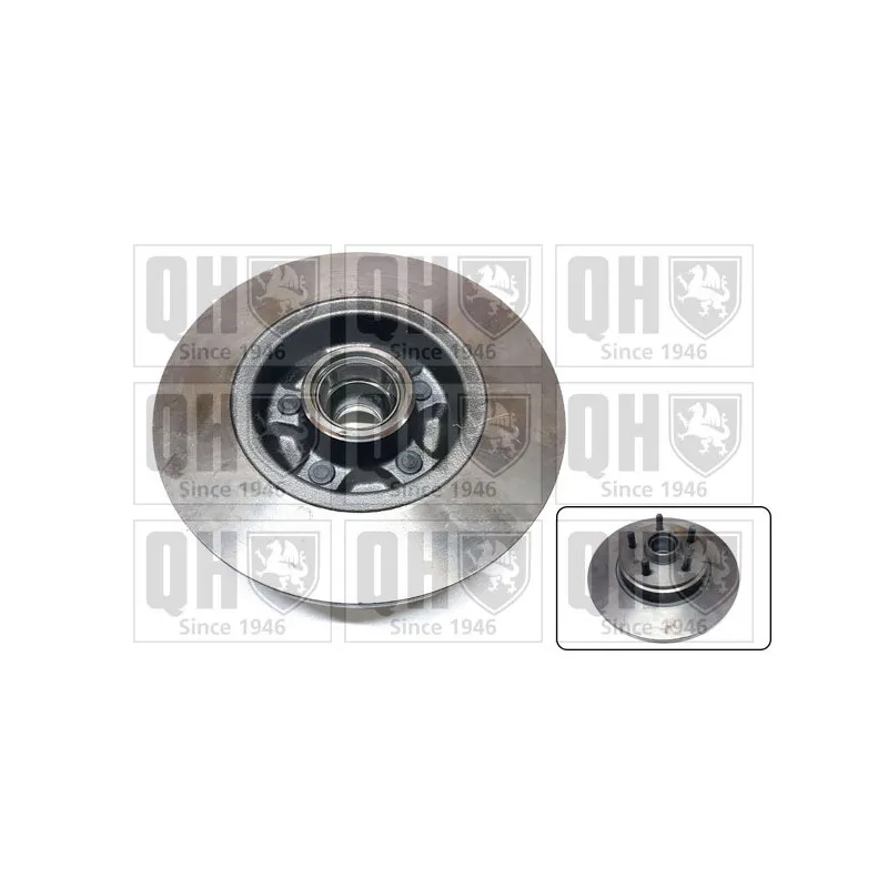Jeu de 2 disques de frein avant QUINTON HAZELL BDC3568