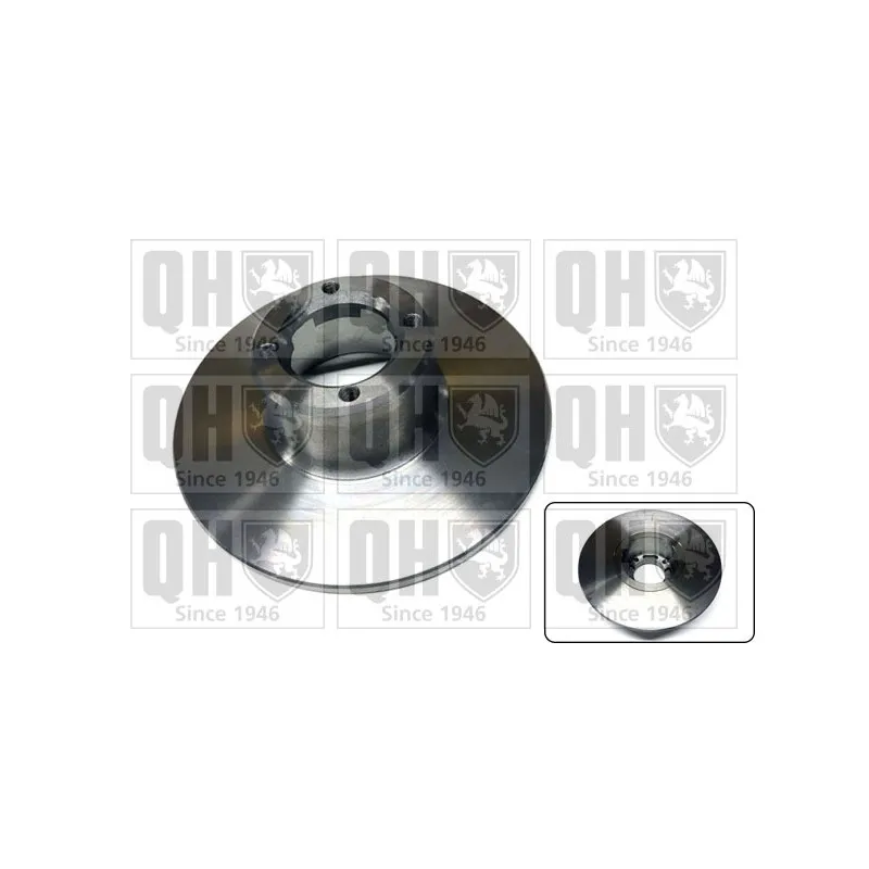 Jeu de 2 disques de frein avant QUINTON HAZELL BDC3577