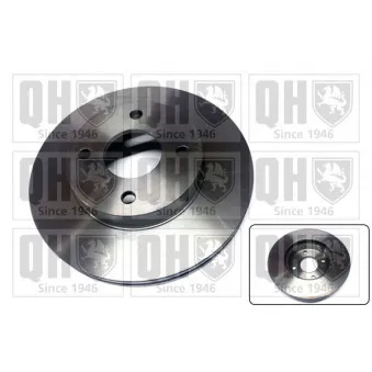Jeu de 2 disques de frein avant QUINTON HAZELL BDC3582