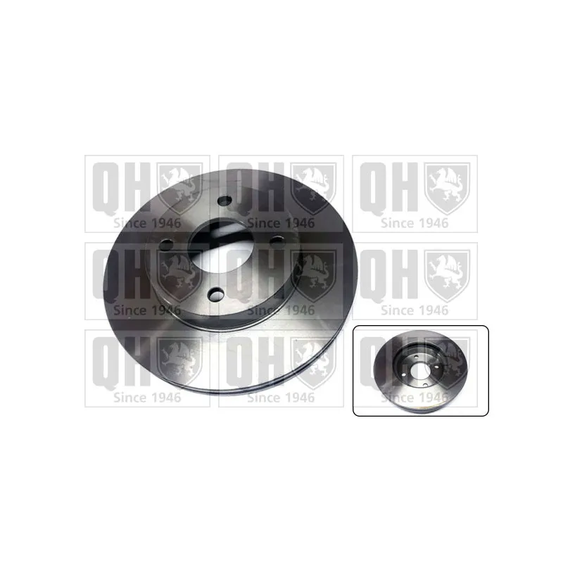 Jeu de 2 disques de frein avant QUINTON HAZELL BDC3582