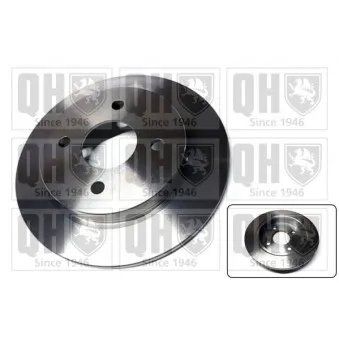 Jeu de 2 disques de frein arrière QUINTON HAZELL BDC3583