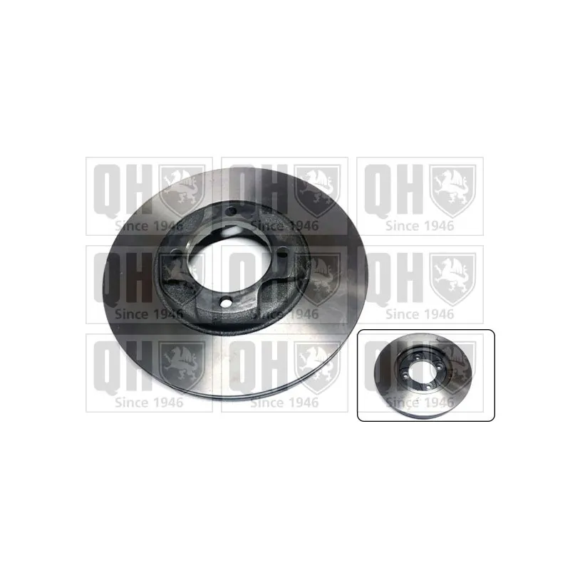 Jeu de 2 disques de frein avant QUINTON HAZELL BDC3596
