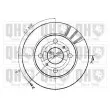 Jeu de 2 disques de frein avant QUINTON HAZELL BDC3609 - Visuel 2