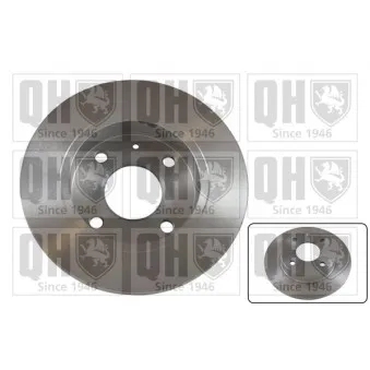 Jeu de 2 disques de frein avant QUINTON HAZELL BDC3611