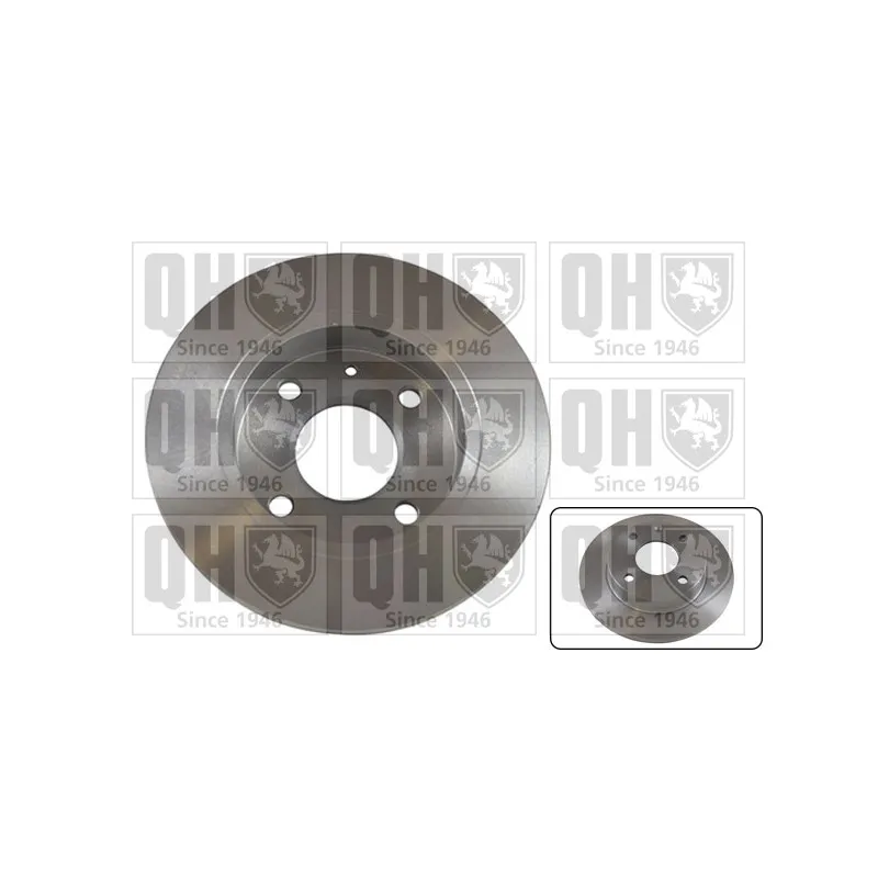 Jeu de 2 disques de frein avant QUINTON HAZELL BDC3611