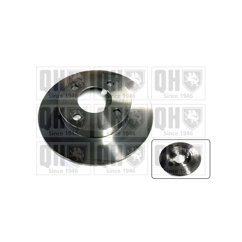 Disque de frein arrière droit QUINTON HAZELL BDC3629