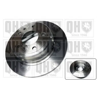 Jeu de 2 disques de frein arrière QUINTON HAZELL BDC3640
