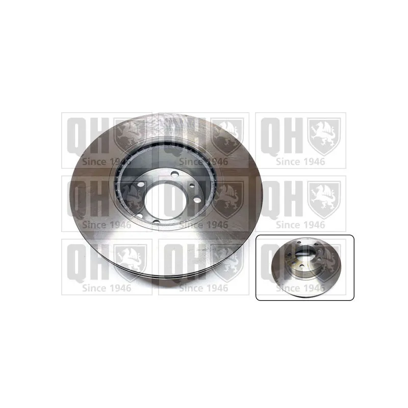 Jeu de 2 disques de frein avant QUINTON HAZELL BDC3642