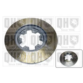 Jeu de 2 disques de frein avant QUINTON HAZELL BDC3677