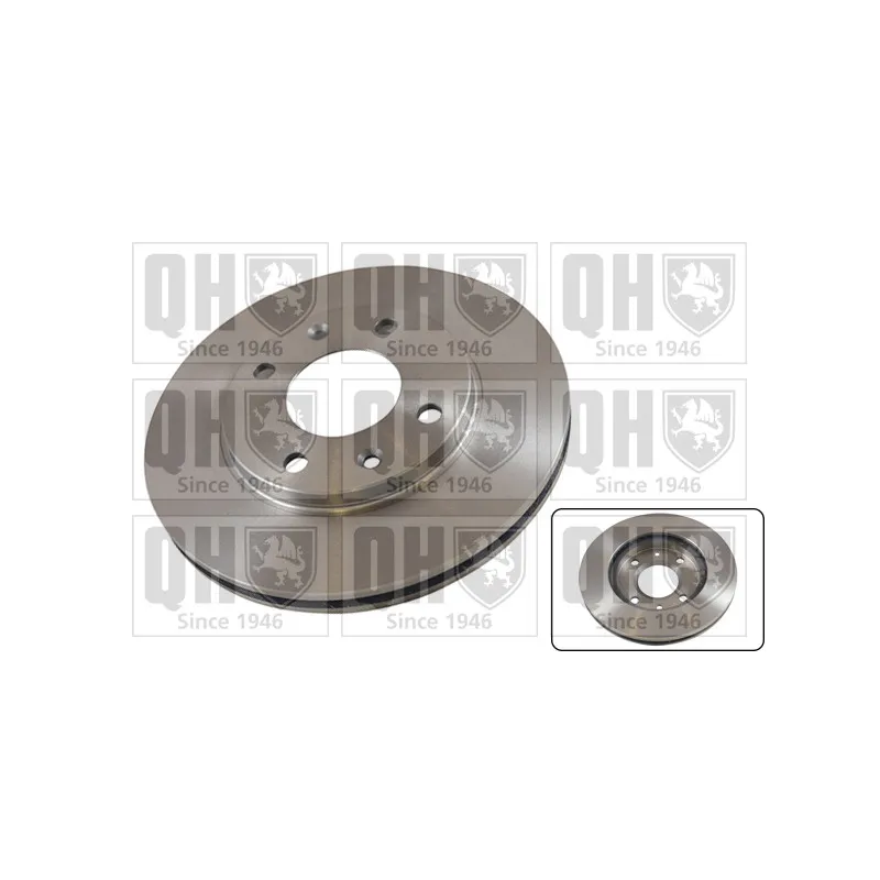 Jeu de 2 disques de frein avant QUINTON HAZELL BDC3688