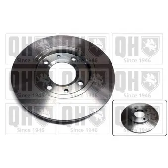 Jeu de 2 disques de frein arrière QUINTON HAZELL BDC3689