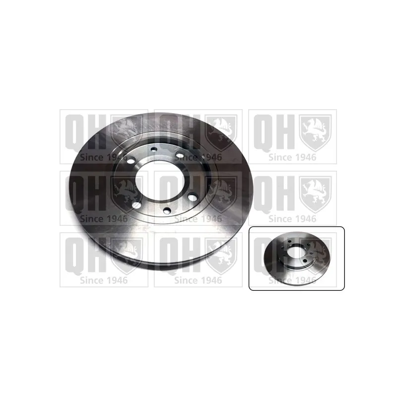 Jeu de 2 disques de frein arrière QUINTON HAZELL BDC3689