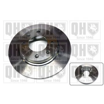 Jeu de 2 disques de frein arrière QUINTON HAZELL BDC3690