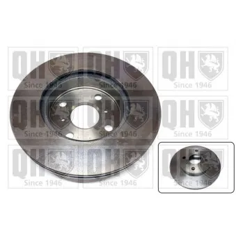Jeu de 2 disques de frein avant QUINTON HAZELL BDC3700