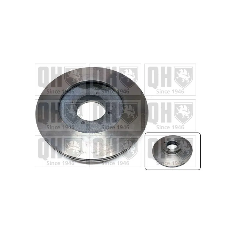 Jeu de 2 disques de frein avant QUINTON HAZELL BDC3709