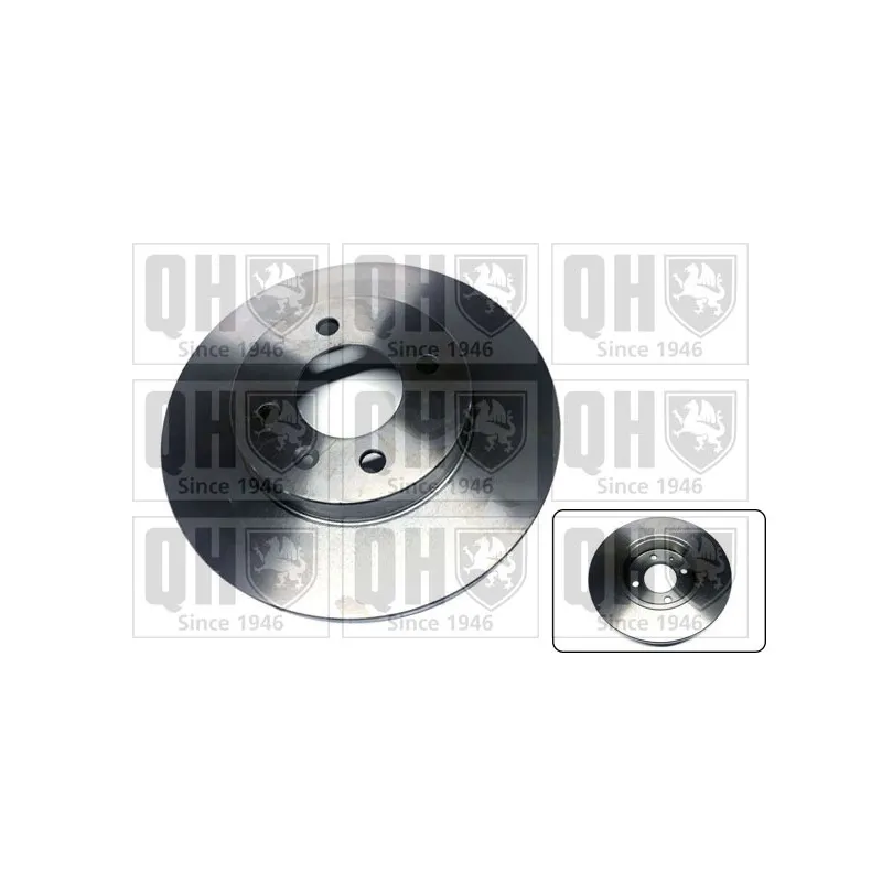 Jeu de 2 disques de frein avant QUINTON HAZELL BDC3713
