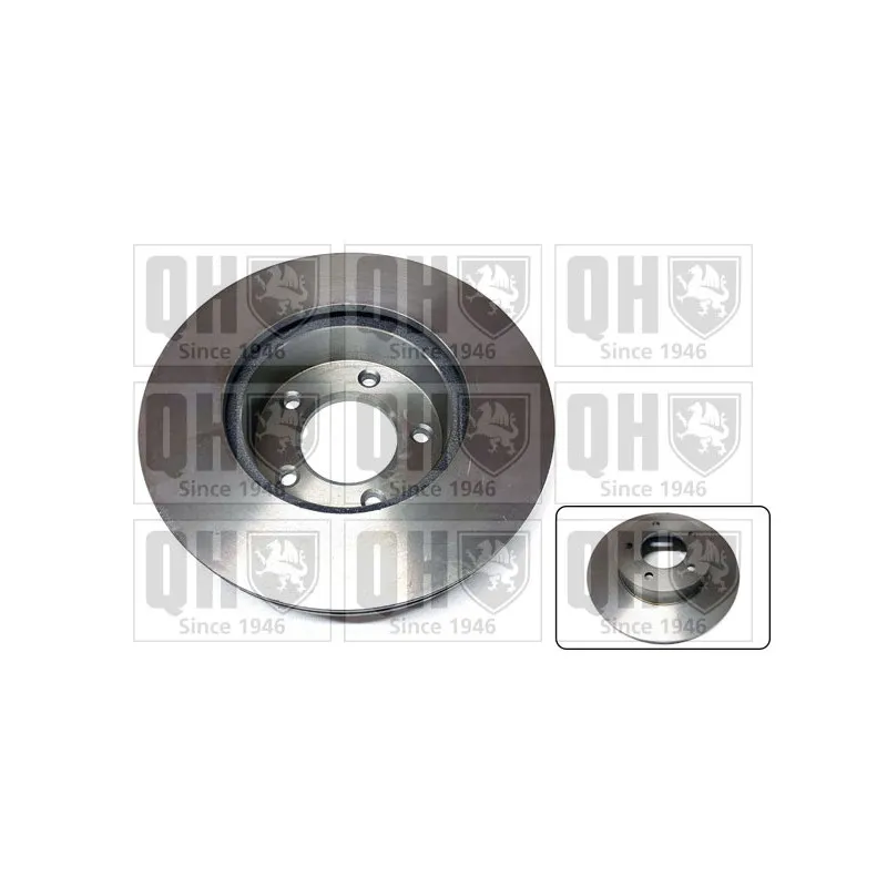 Jeu de 2 disques de frein avant QUINTON HAZELL BDC3736