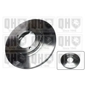 Jeu de 2 disques de frein avant QUINTON HAZELL BDC3743