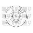Jeu de 2 disques de frein avant QUINTON HAZELL BDC3747 - Visuel 1
