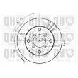 Jeu de 2 disques de frein avant QUINTON HAZELL BDC3759 - Visuel 2