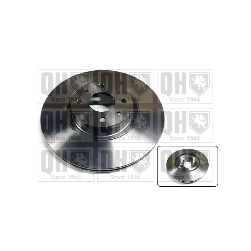 Jeu de 2 disques de frein avant QUINTON HAZELL BDC3766