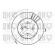 Jeu de 2 disques de frein avant QUINTON HAZELL BDC3774 - Visuel 1