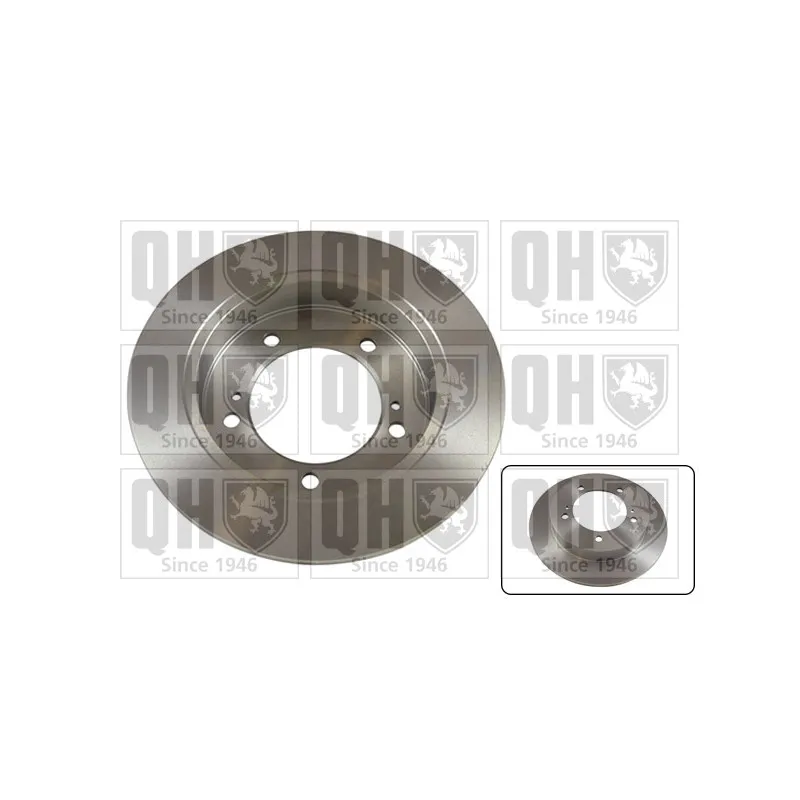 Jeu de 2 disques de frein avant QUINTON HAZELL BDC3779