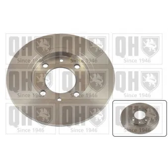 Jeu de 2 disques de frein arrière QUINTON HAZELL BDC3786