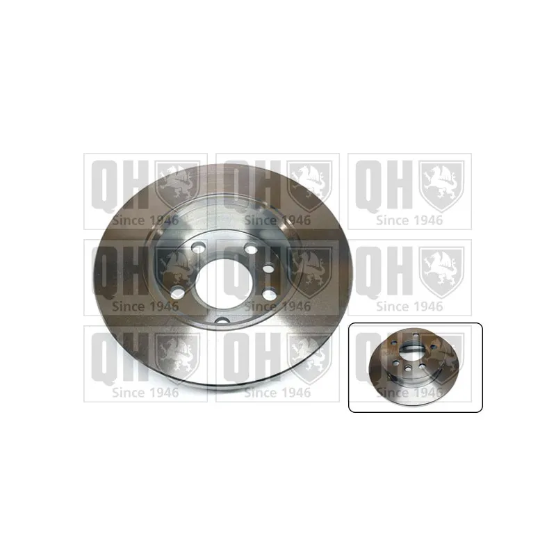 Jeu de 2 disques de frein avant QUINTON HAZELL BDC3788