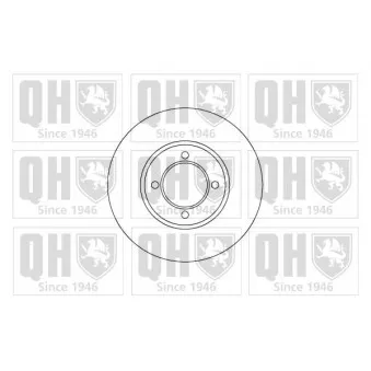 Jeu de 2 disques de frein avant QUINTON HAZELL BDC3794