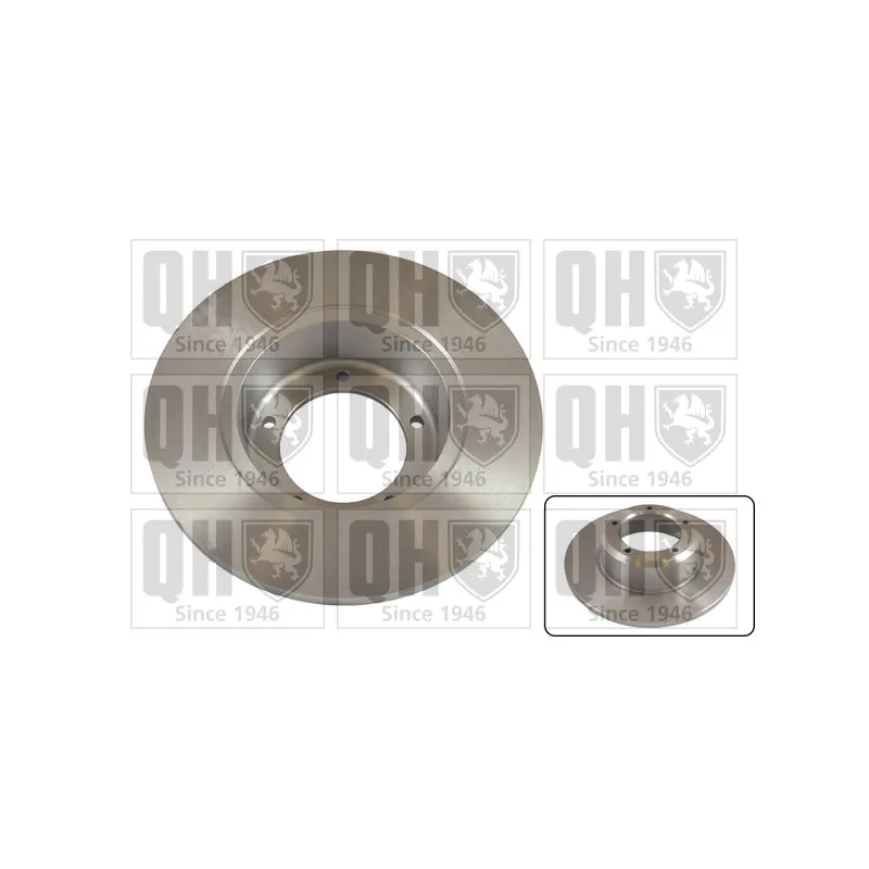 Jeu de 2 disques de frein avant QUINTON HAZELL BDC3797