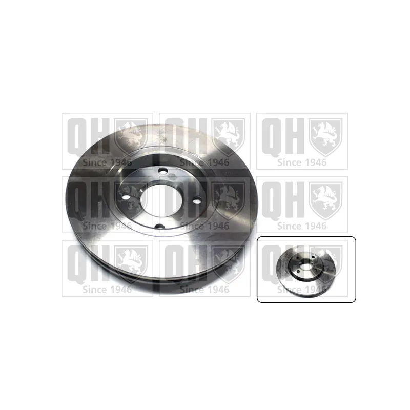 Jeu de 2 disques de frein avant QUINTON HAZELL BDC3806