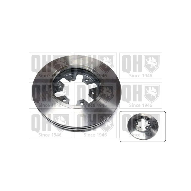 Jeu de 2 disques de frein avant QUINTON HAZELL BDC3808