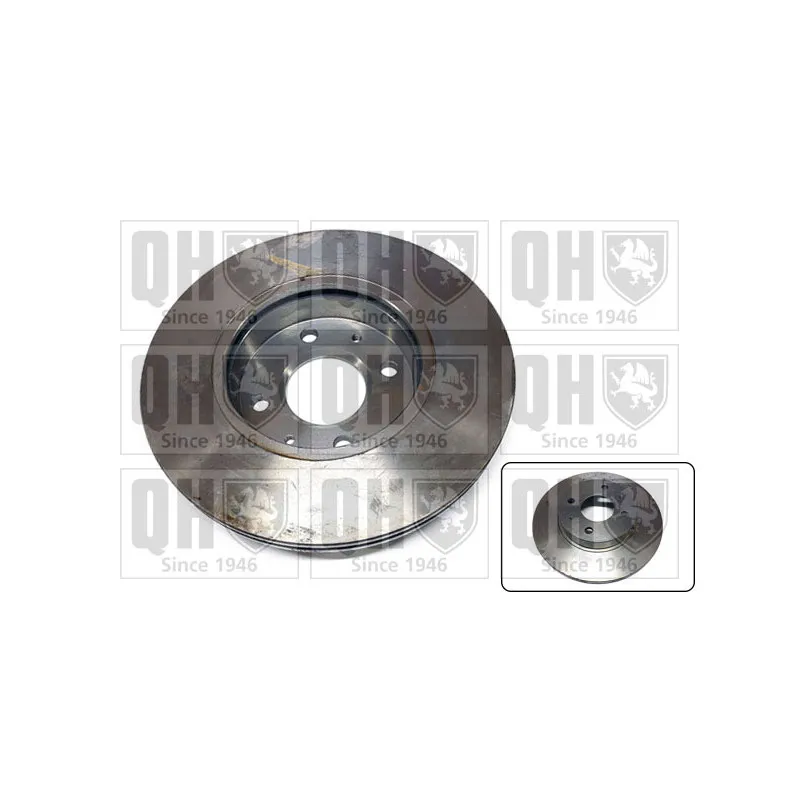 Jeu de 2 disques de frein avant QUINTON HAZELL BDC3809